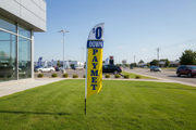 Zero Down Payment feather flag lifestyle image