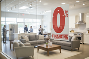 Zero % Financing Signs - Retail Lifestyle