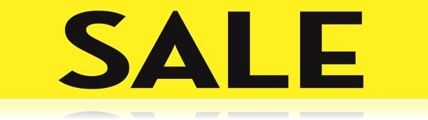 End Cap Sign Header Inserts Set-4"h x 12 1/2"w