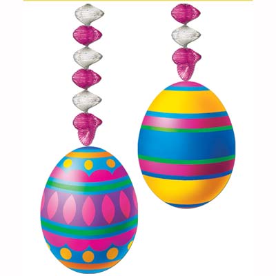 Easter Egg Ceiling Danglers- 6 pieces