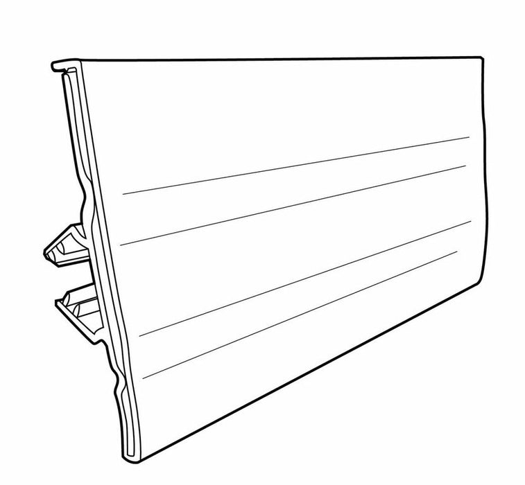 Sign Holders-Covered Face for Wood Fixtures & Shelves- 25 pieces