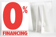 0% Financing Easel Sign