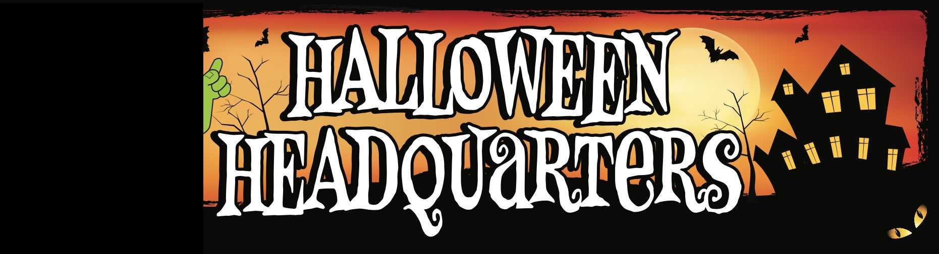 Halloween Headquarters Seasonal Banner-5'x3'