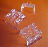 Sign Holders Track Shelf Clip -Plastic Sign Holder-4 Way -100 pieces - screengemsinc