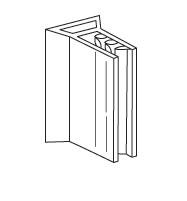 Twist In Sign Holders Shelf Clips - 100 pieces