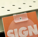 Sign Holders Shelf Clips- Self Piercing-Flush Mount  -50 pieces - screengemsinc