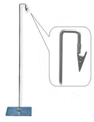 Sign Holders Metal with Down Position Clip-12"H- 6 pieces