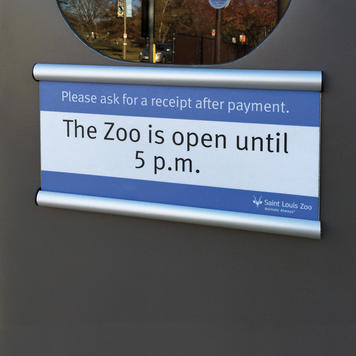 Wayfinding Door Sign Frames-8.5" x 11"