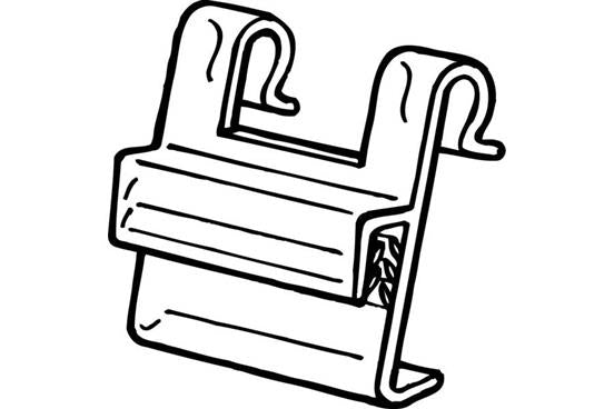 Sign Holder for Wire Fixtures- 100 pieces