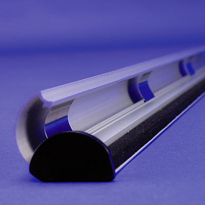 Poster or Banner Holder Snap Rails