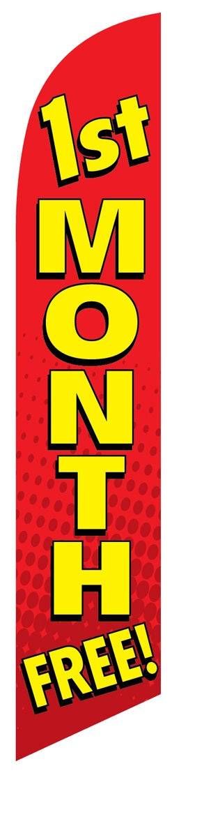 1st Month Free Feather Flags Kit