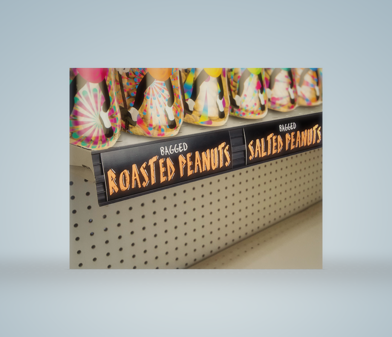 2-Track Sign Holder Channel with Adhesive back