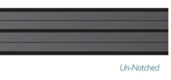 2-Track Sign Holder Channel with Adhesive back