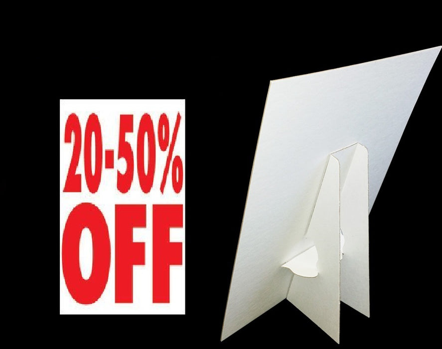 20%-50% Off Counter Top Easel Sign