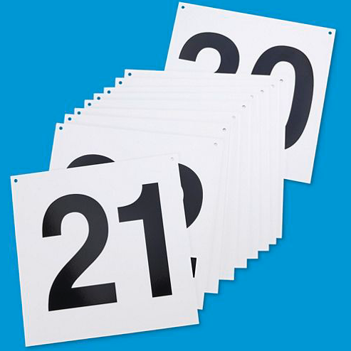 Warehouse Aisle Hanging Signs-Large Aisle Markers-#21 thru #30