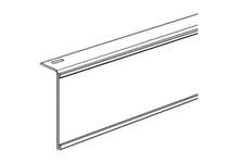 Flip-Up Gondola Sign Holders- Fixture Headers