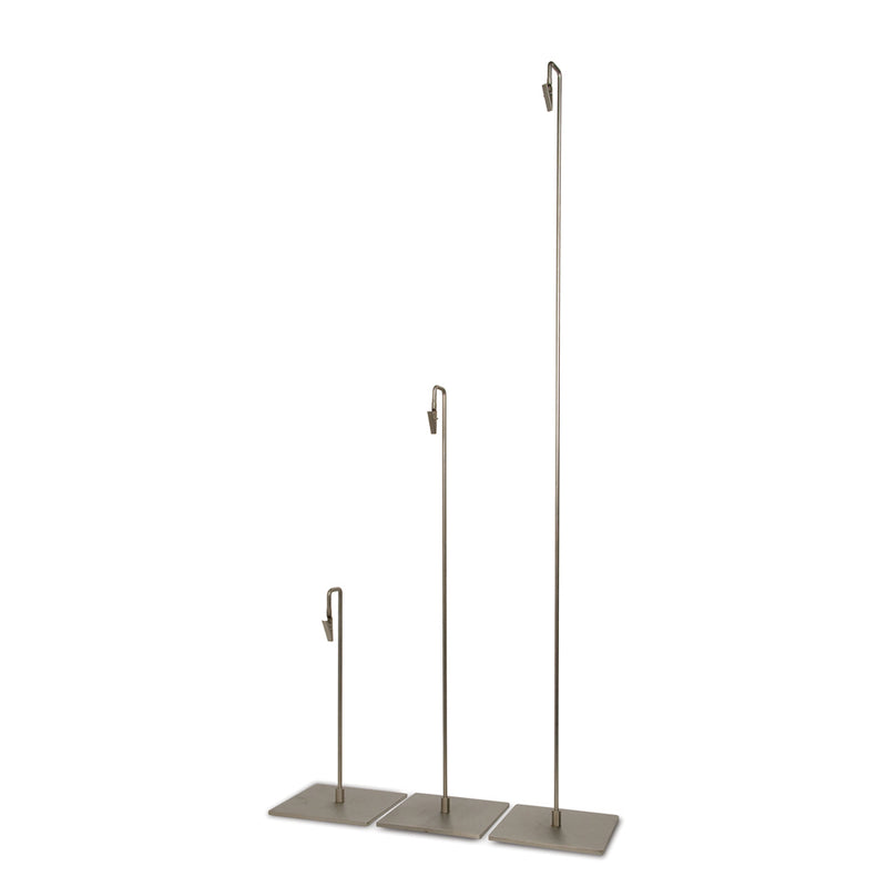Sign Holders Metal with Down Position Clip-42"H- 6 pieces