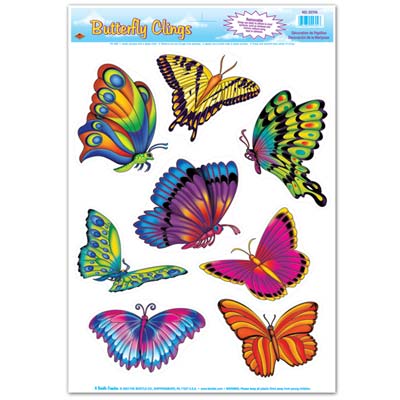 Spring Static Decal Case Clings-12 sheets per pack