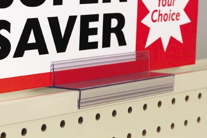 Gondola Top Super Grip Sign Holders -10 pieces