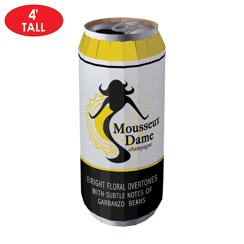 Custom Printed 4' Tall Can Display Standees