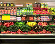 5-A-Day Produce Shelf Signs Price Cards-Yellow-7" W x 5.5" H-100 signs - screengemsinc