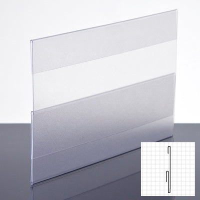 Slim Line Sign Holders for Price Channels-Dual Mount- 20 pieces