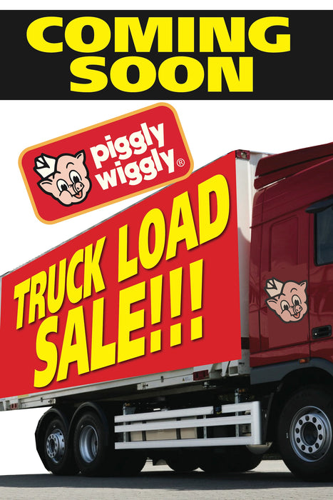 Piggly Wiggly Truck Load Sale A-Frame Sign Kit