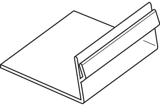 Clear Plastic Easel - 1"H x 2"L
