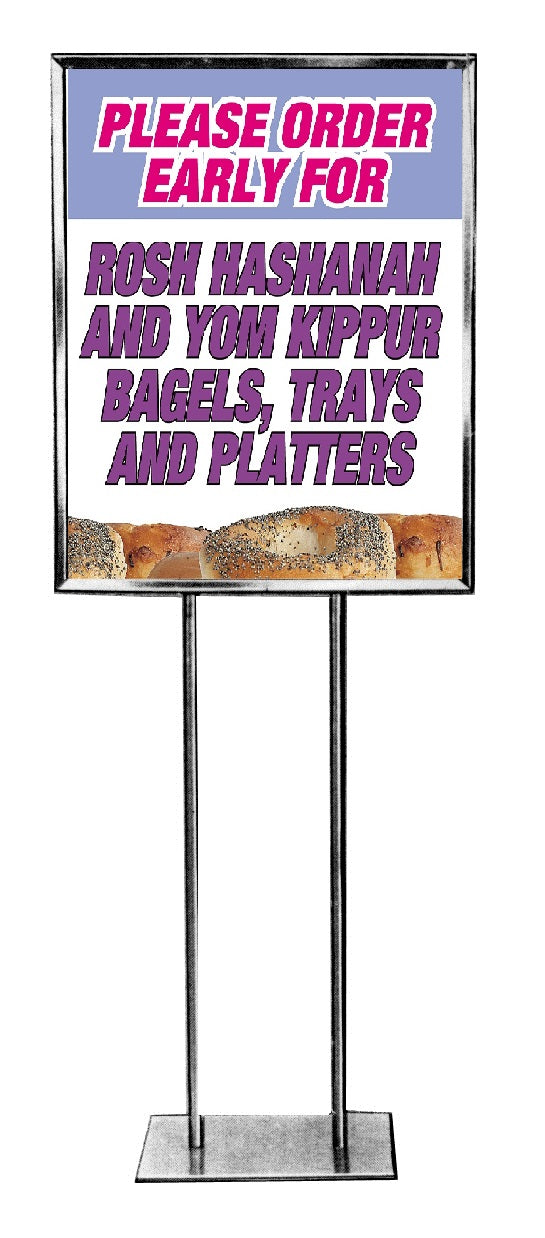 Rosh Hashanah Floor Stand Stanchion Sign