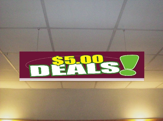 $5.00 Deals Ceiling Danglers