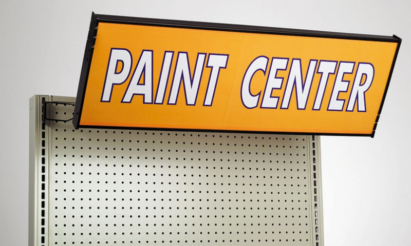 Gondola Topper Sign Holder with Universal Mounting Kit