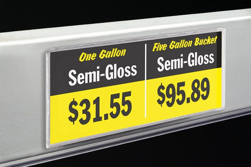 Vinyl Pouches Sign Holders with Adhesive-20 pieces