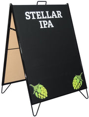 A-Frame Sign Holder & Chalkboard Sign