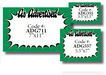 As Advertised Green Starburst Shelf Signs-Price Cards