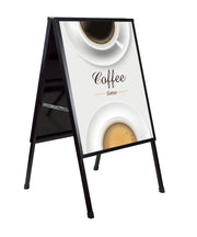 A Frame Sign Holder Frame- Black Metal