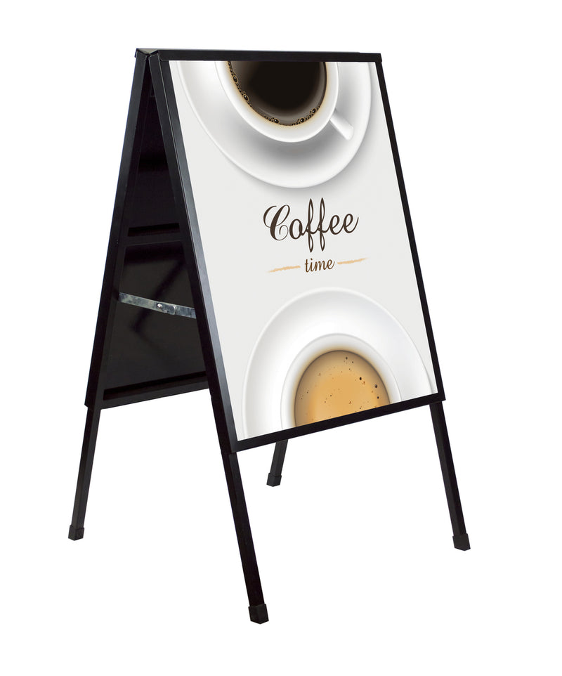 A Frame Sign Holder Frame- Black Metal