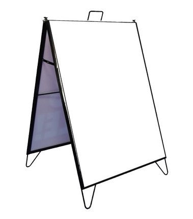 A Frame Sign Holder Frame-Black Metal Sidewalk Frame-18" x 24"