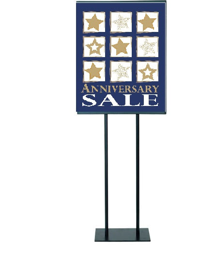 Anniversary Sale -Standard Posters-Floor Stand Stanchion Signs-Value Pack