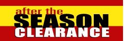 After the Season Sale Event Paper Banner-25"W x 9.5"H