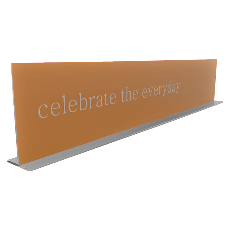 Acrylic Sign Holder T Shaped with Magnetic Base