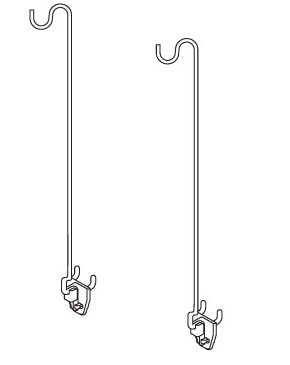 Aisle Markers-Sign Holders for Pegboards-10 pieces