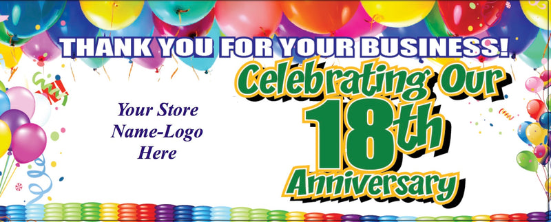Anniversary Sale Event Vinyl Banner