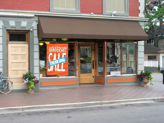 Anniversary Sale Window Signs Poster