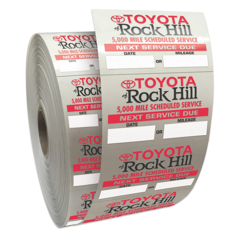 Automotive Service Static Cling Stickers-Custom Printed