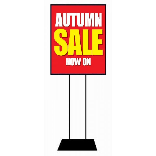 Autumn Sale Floor Stand Stanchion Sign-Poster