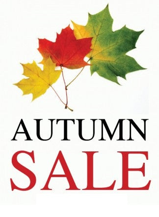 Autumn Sale Lawn Yard Signs 24"W x 18"H