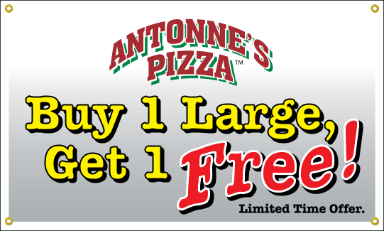 Pizza Banner- Semi Custom