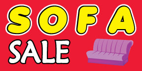 Sofa Sale Vinyl Banners