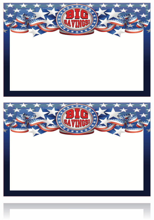 Big Saving Shelf Signs- 2 up