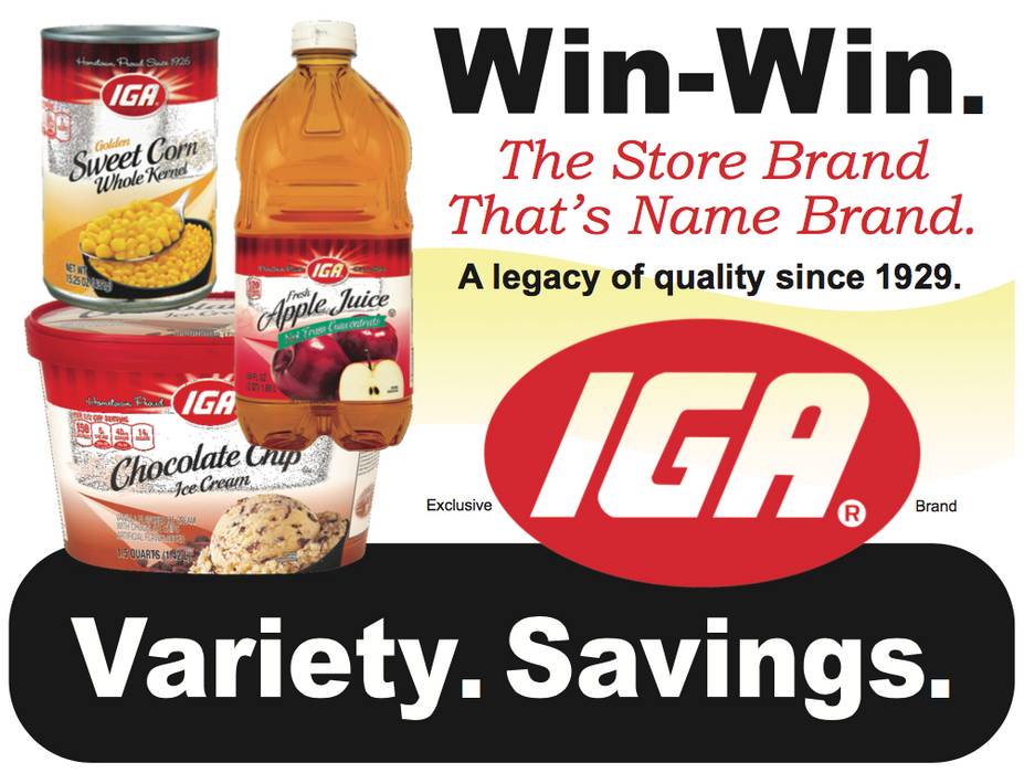 IGA Win-Win Bag Stuffers-Handouts-Flyers -500 pieces